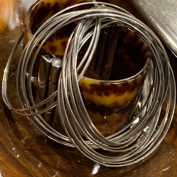 Silpada 21 Bangle Salute sterling silver bracelet set, stamped 925. - Picture 3 of 16